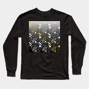 Silver and Gold Long Sleeve T-Shirt